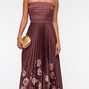 Abercrombie @ Fitch Strapless Burgundy Dress